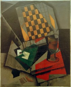 Damier et cartes à jouer - Juan Gris